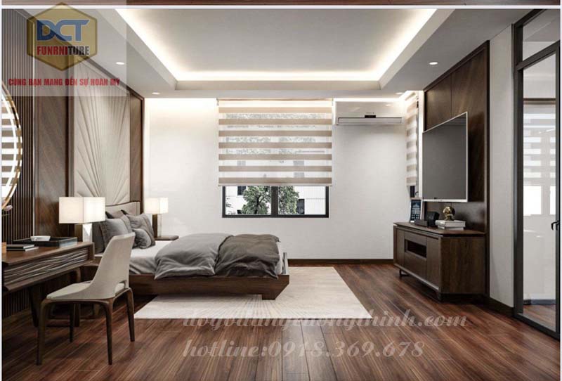 mẫu phòng ngủ thiết kế truyền thống